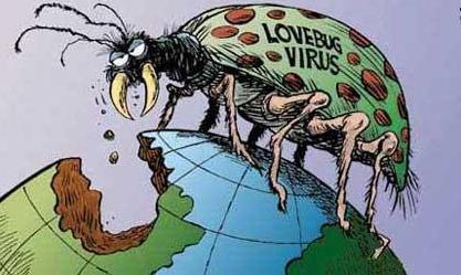 现在流行的网络病毒是什么,有名的网络病毒