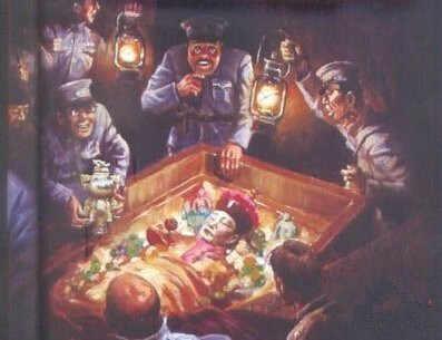 慈禧墓被盗的秘密,慈禧墓被盗之谜大全图