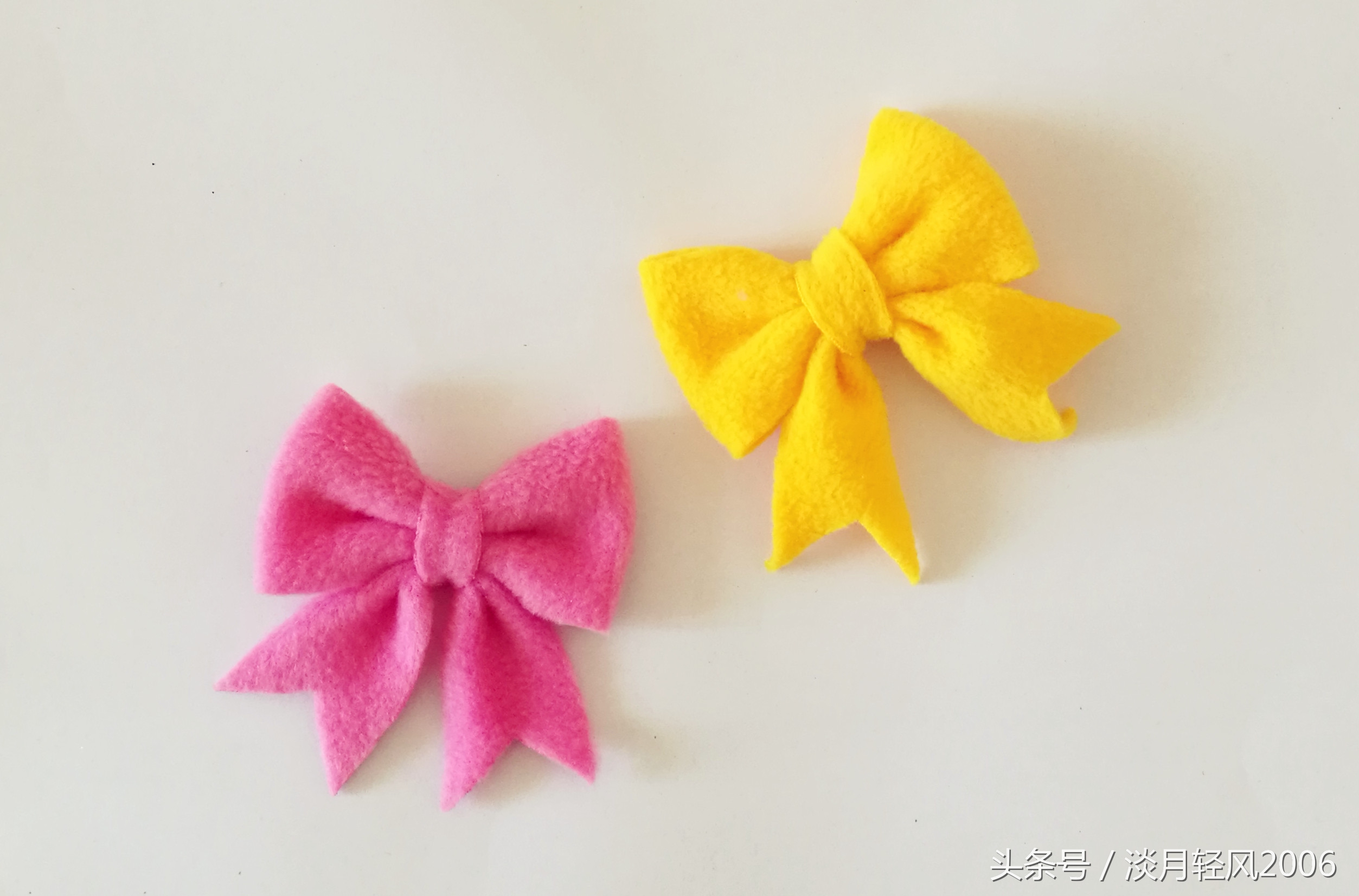 制作蝴蝶结发饰手工教程儿童,蝴蝶结发饰手工制作教程