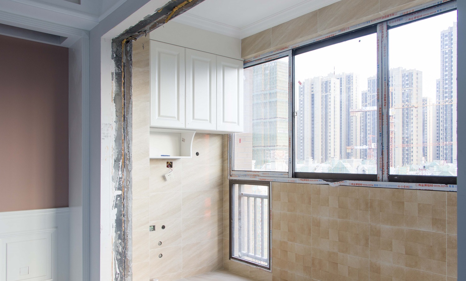 客厅阳台墙壁挖洞效果图,客厅墙面掏洞做景观