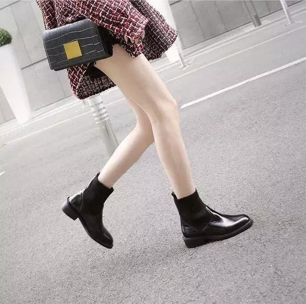 显腿瘦显腿直的靴子,显腿瘦的长筒靴子