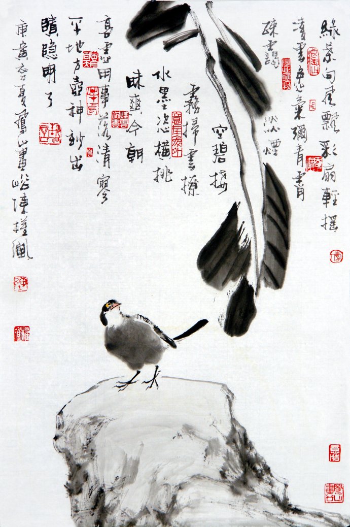 陈淳花鸟画高清作品欣赏,宋画花鸟画作品欣赏