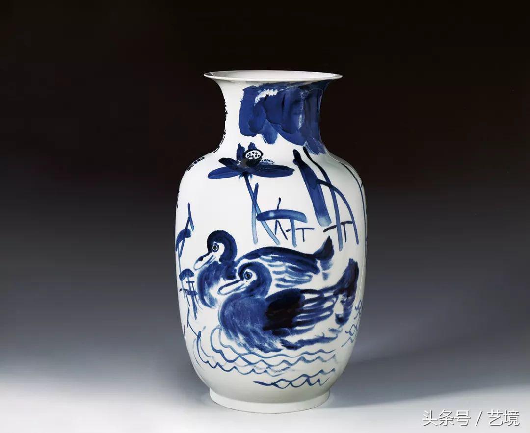 古涧一枝梅原文,梅兰竹菊手绘釉上彩瓷板画