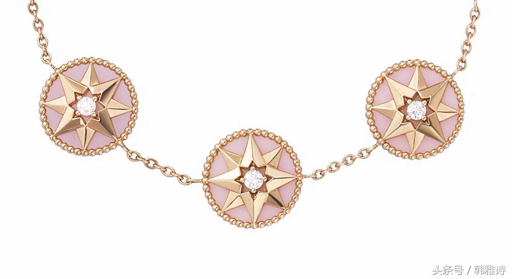 dior的罗盘珠宝项链,dior幸运珠宝罗盘玫瑰