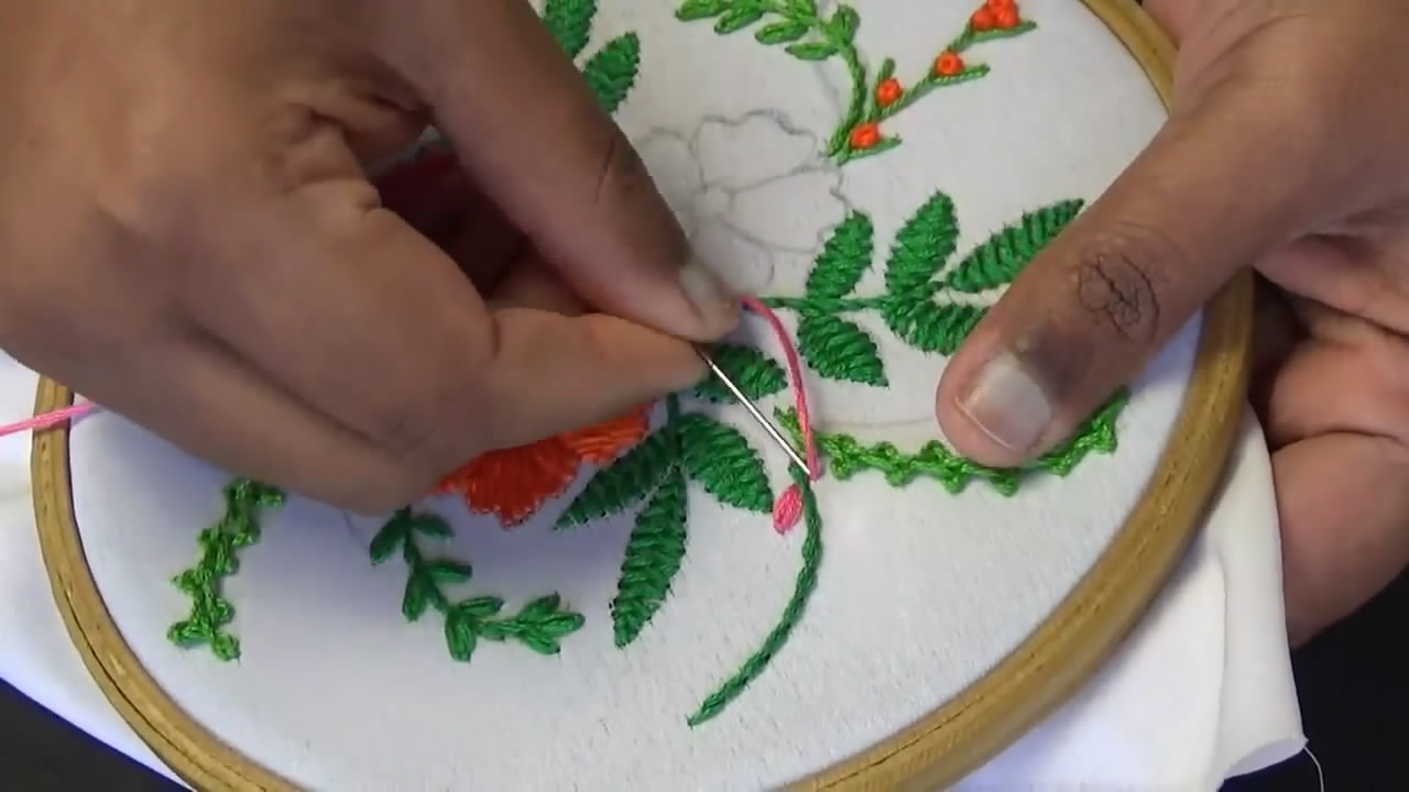 刺绣小教学,手工刺绣教程简单大全