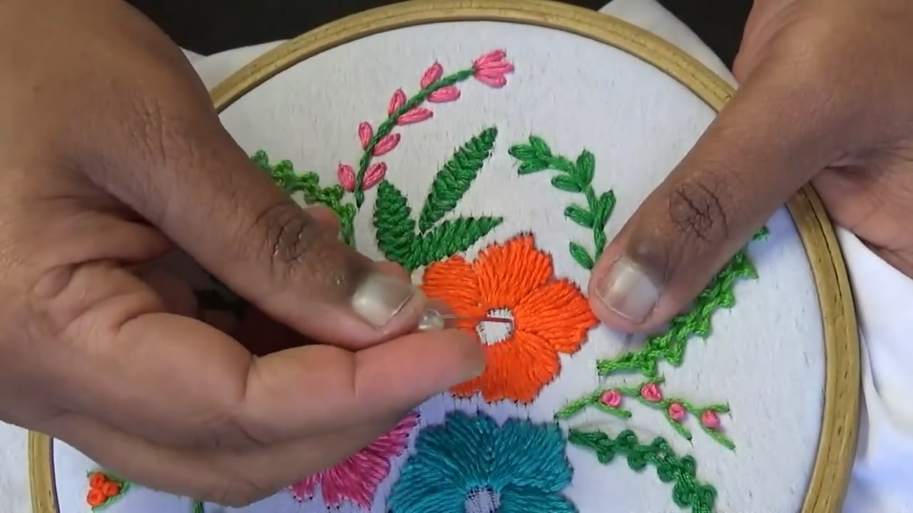 刺绣小教学,手工刺绣教程简单大全