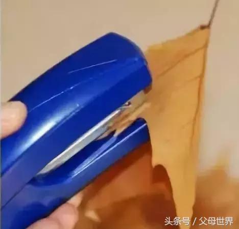 用枯枝落叶做成的简单艺术品,幼儿园秋天的落叶艺术品