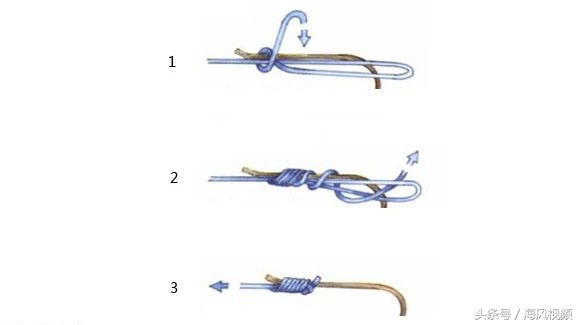 鱼钩的各种绑法图解大全,鱼钩浮漂的绑法图解大全