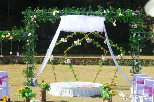 浪漫户外婚礼草坪婚礼,经典户外草坪婚礼