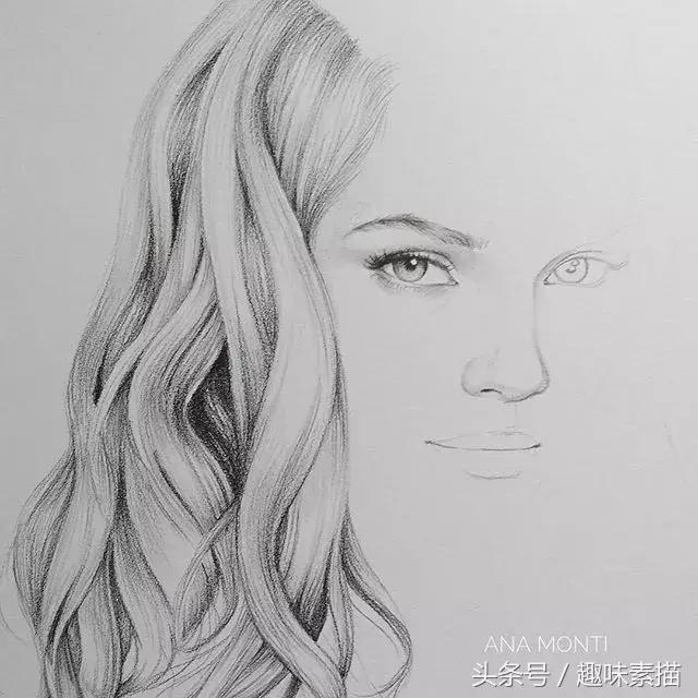 几招教你画头发,一分钟教你画头发