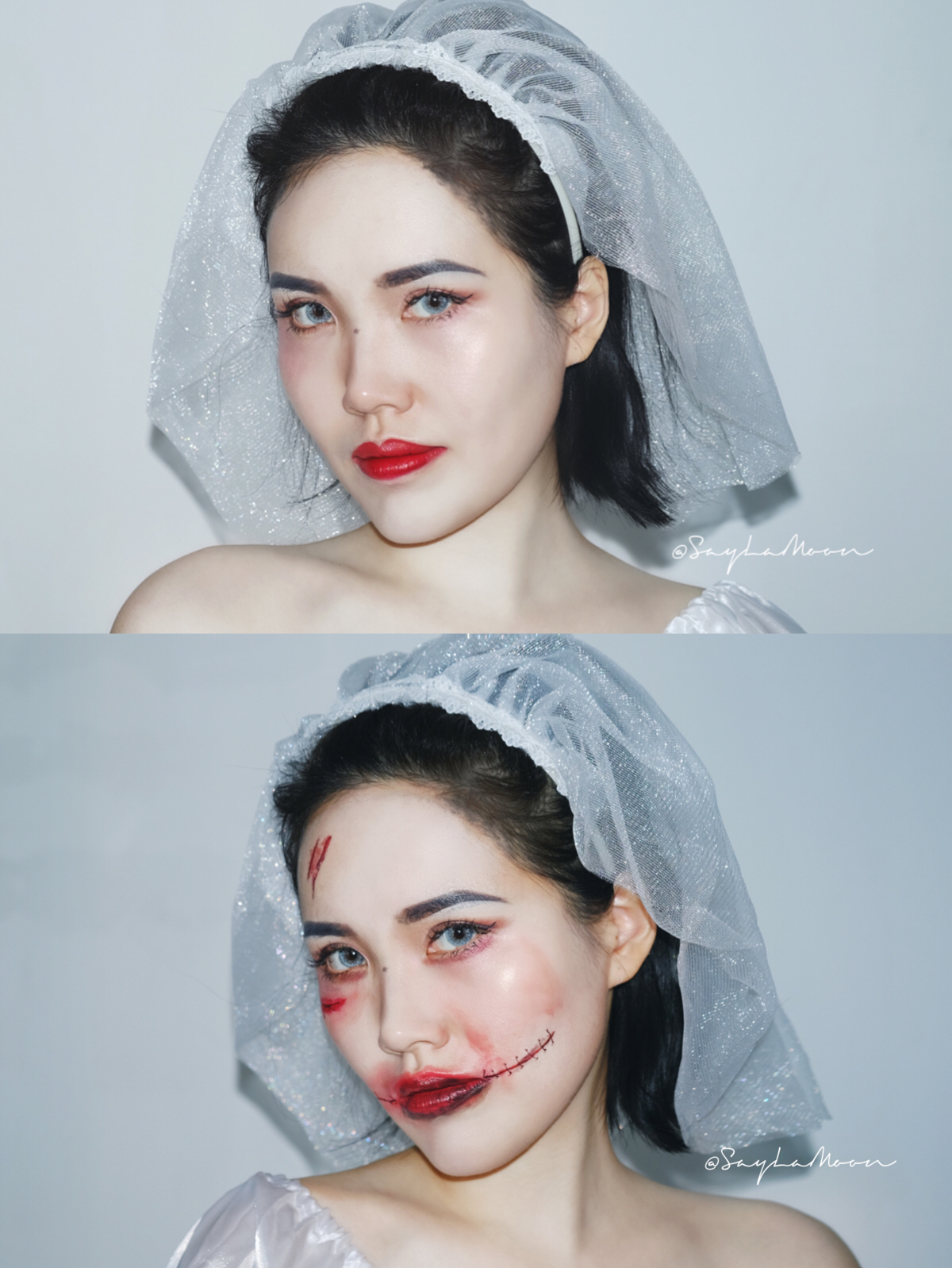 万圣节怎么画僵尸妆,万圣节僵尸妆容教程