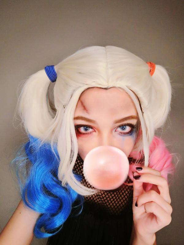 万圣节派对装扮小丑女,万圣节cos小丑教程