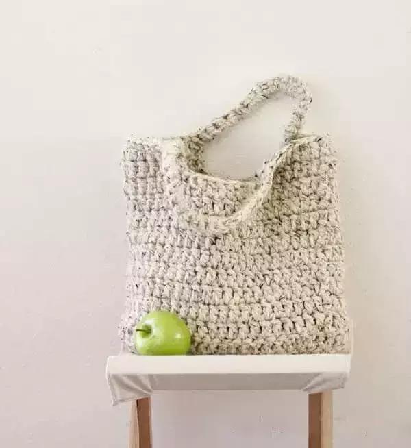 用毛线做收纳袋怎么做,用环保购物袋手工制作幼儿