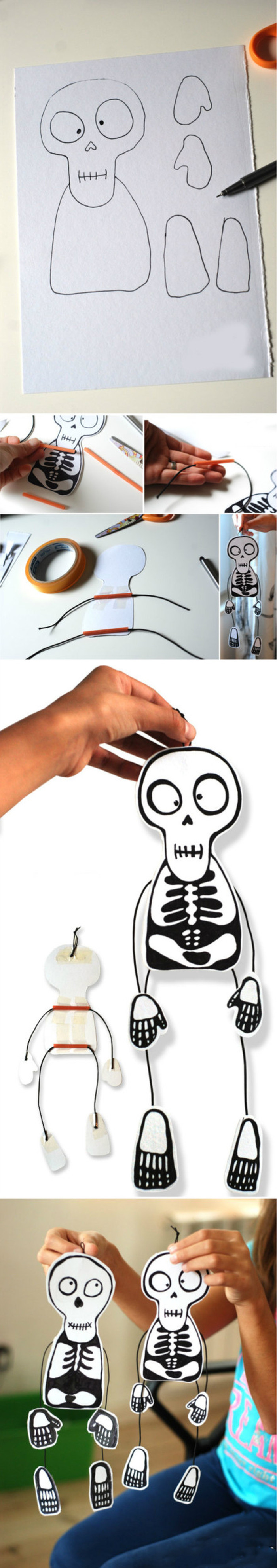 万圣节手工女巫橡皮泥图片,吓人万圣节手工面具用纸制作