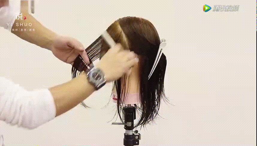 零基础剪长碎发最快的方法,粗头发怎样剪自然的碎发