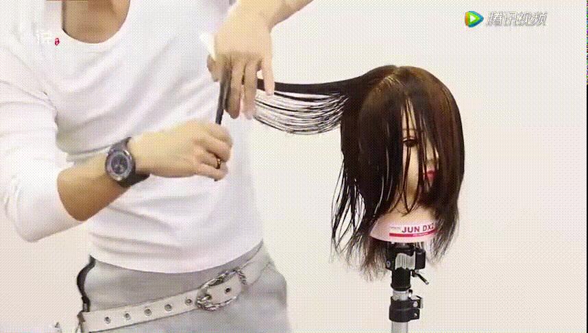 基础长碎发剪发方法与技巧,头发粗碎发多适合什么短发