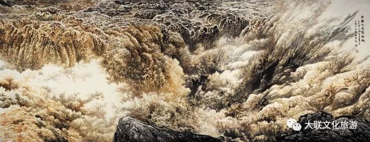 北派山水名家邀请展,荆山楚水山水作品欣赏