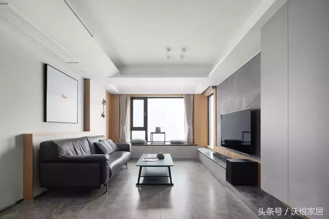 简约风格地砖是灰色配什么踢脚线,灰色哑光地砖800*800铺贴效果