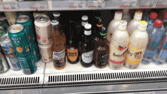 在便利店就能买到的啤酒,在便利店买了一罐啤酒
