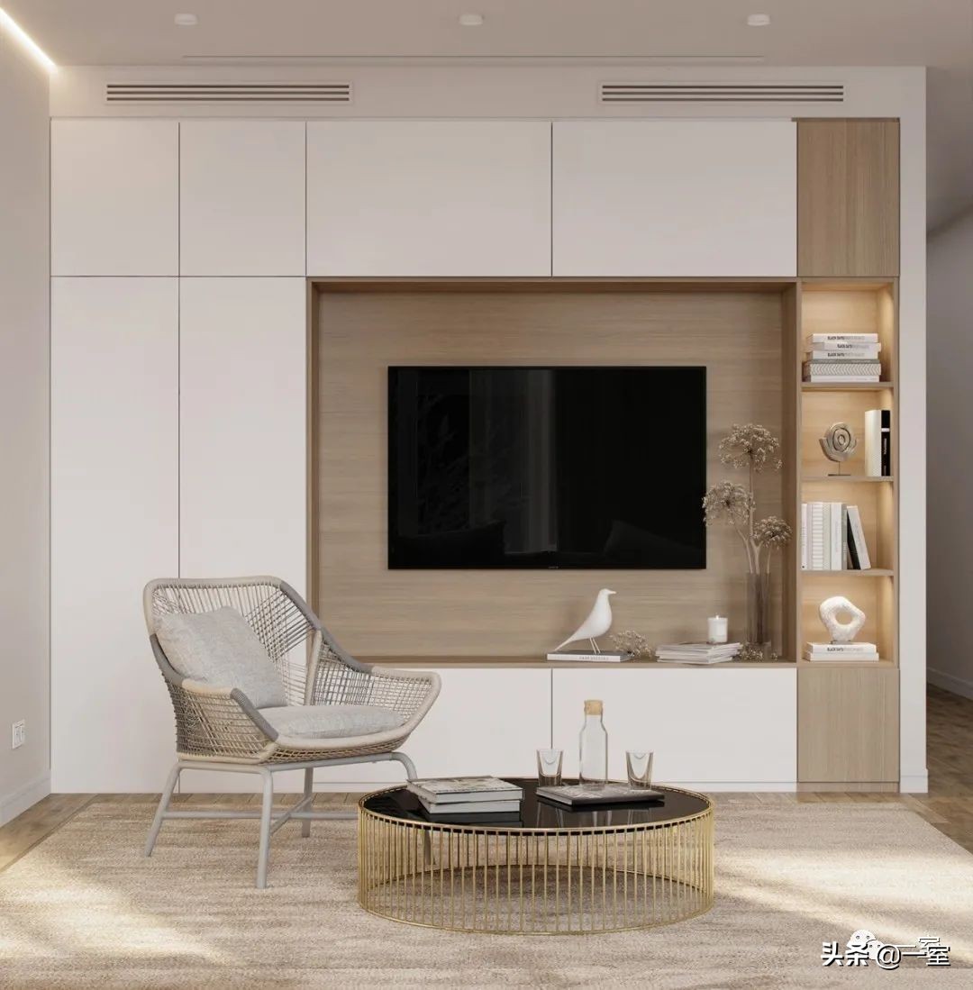 梁志天唐忠汉排名,现代风背景墙作品