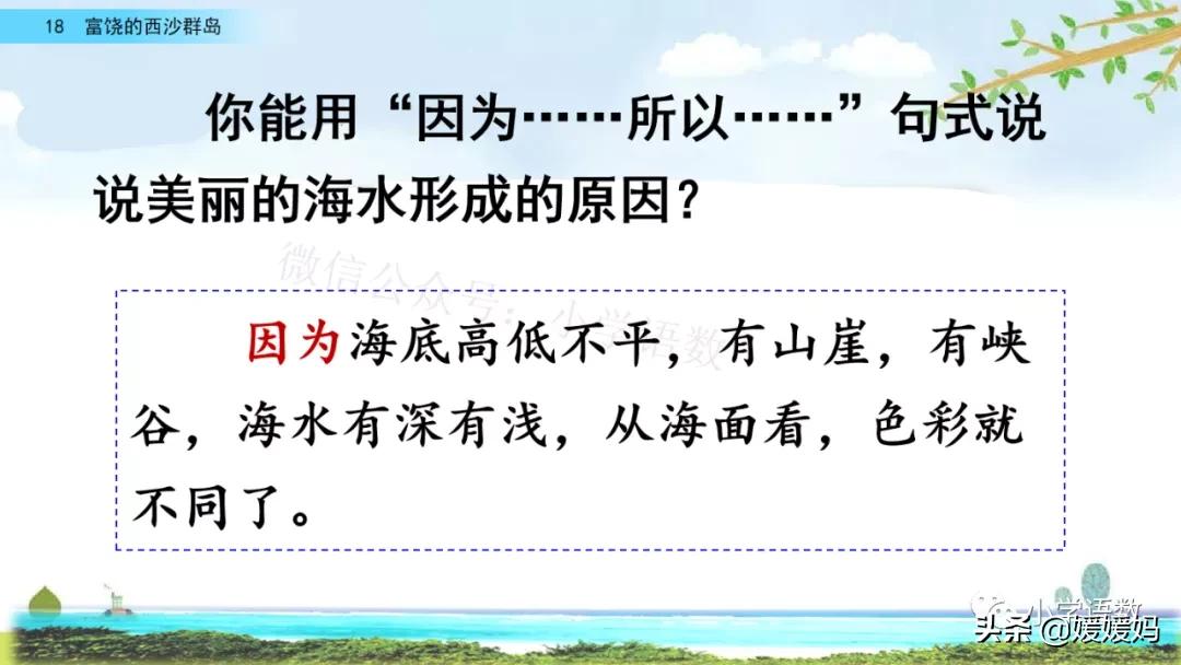 三年级第18课富饶的西沙群岛视频,三年级上册18富饶的西沙群岛笔记
