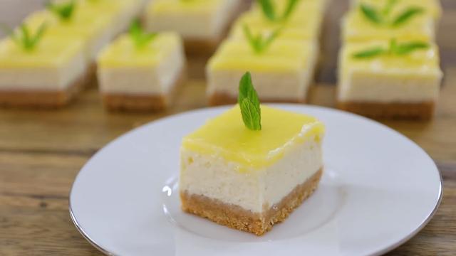 蛋糕店芝士蛋糕的配方及做法,蛋糕店里淡奶油芝士蛋糕做法