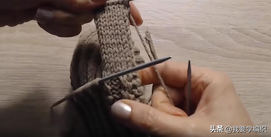织半指手套的教程,织手套冬女款教程