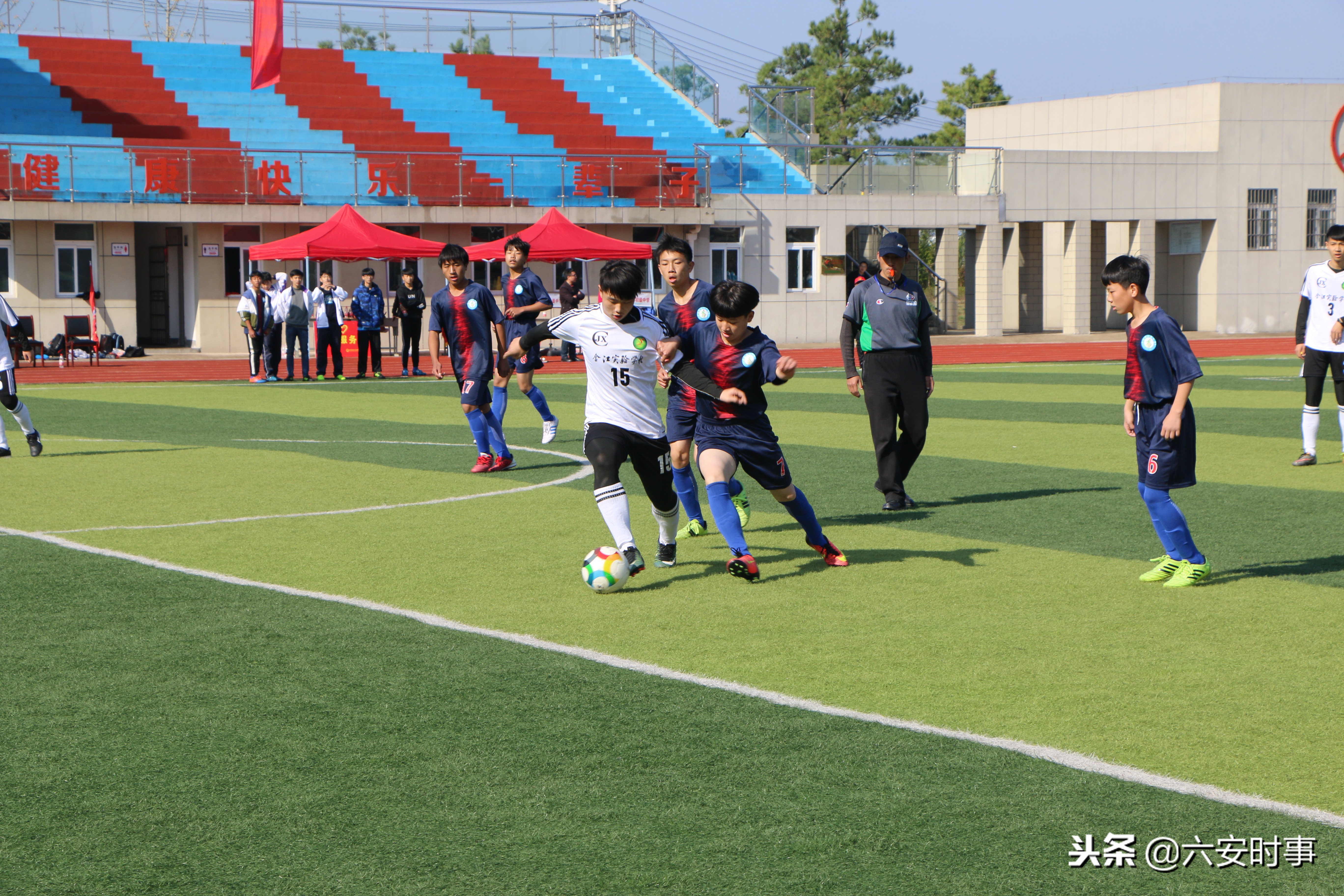 金堤中心小学足球联赛开幕式,金寨县金江实验学校运动会开幕式