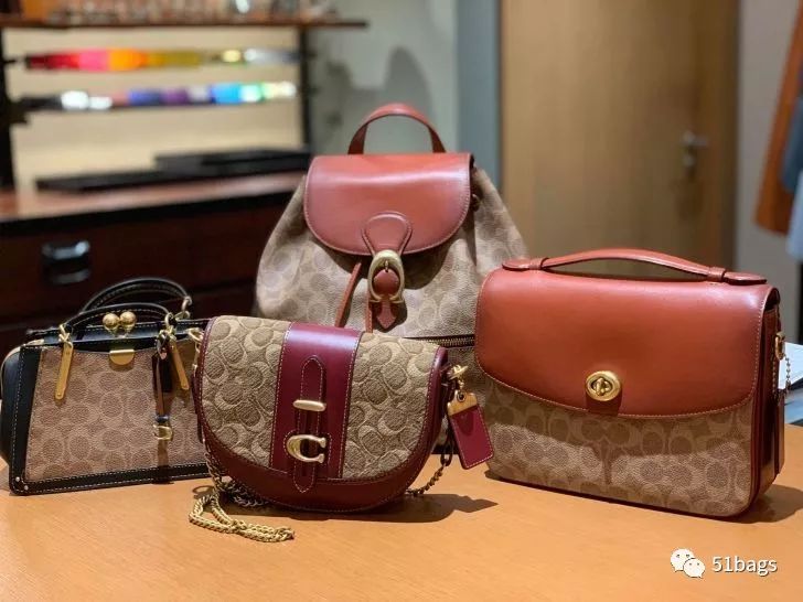 coach酒神包tabby奶茶色,coach酒神包正品细节图