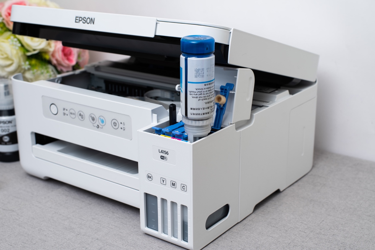 爱普生l4156打印白纸,爱普生l4156wifi怎么打印