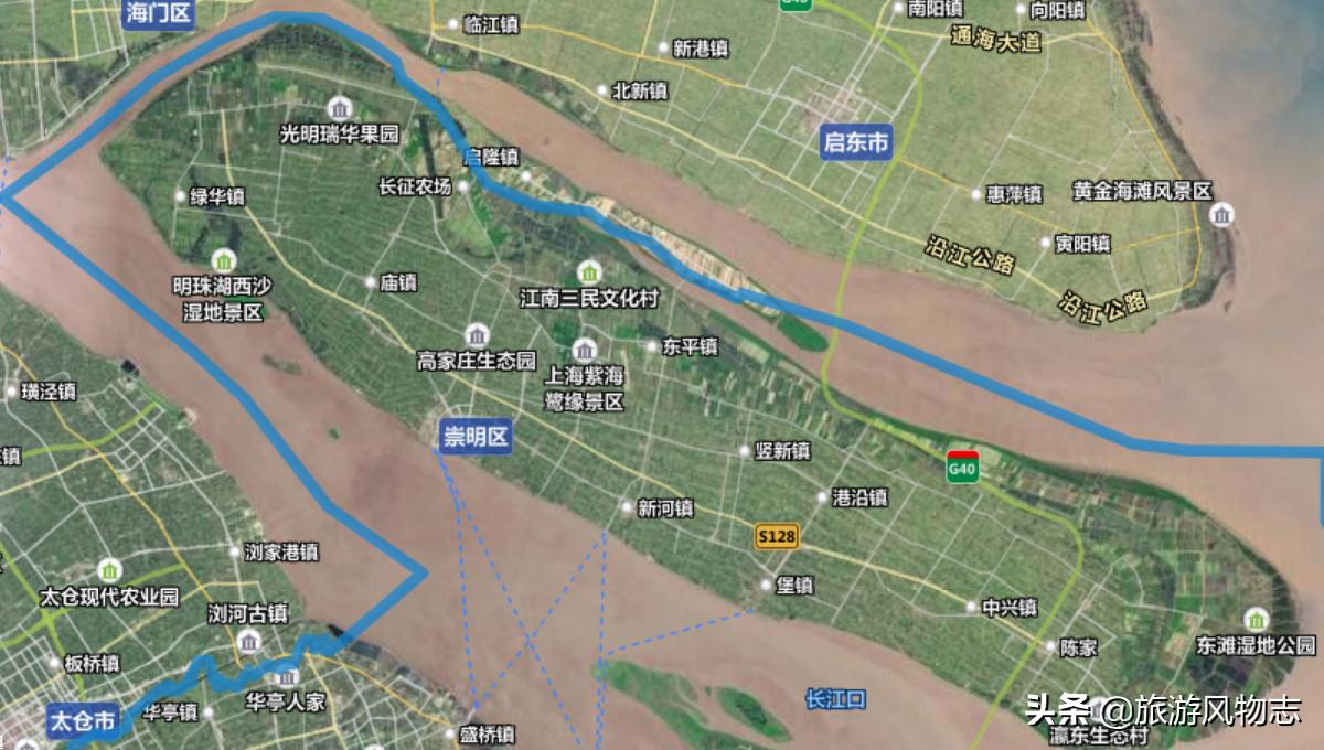 上海崇明岛面积多少平方公里,上海除了崇明岛还有什么岛