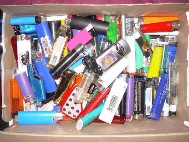 飞机场回收的打火机去哪了,机场收的打火机都去哪里了