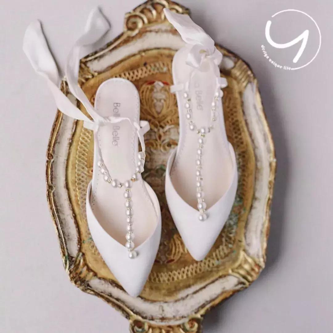 除了撞款的大牌婚鞋，小众+平价的美貌婚鞋走一波