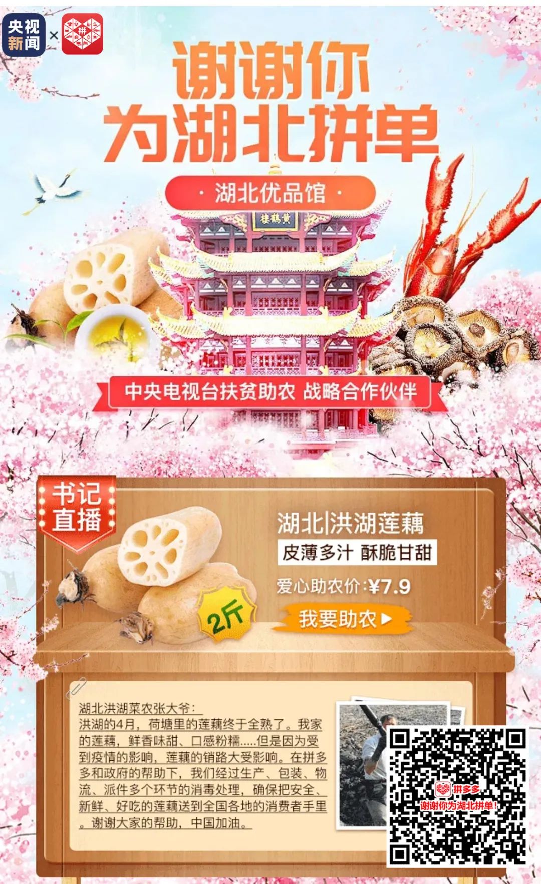 谢谢你为湖北拼单李佳琦,谢谢你为湖北拼单回看