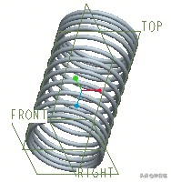 ProeCreo装配图,proe如何将弹簧动态压缩