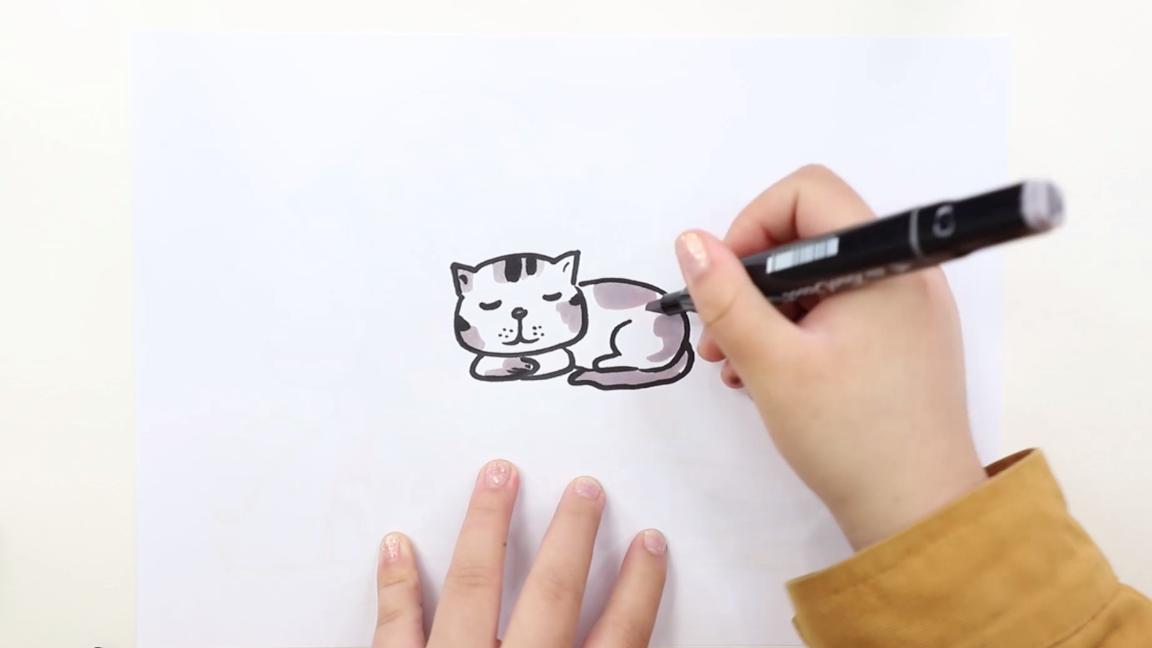 可爱小动物简笔画儿童画,可爱小动物简笔画呆萌儿童画