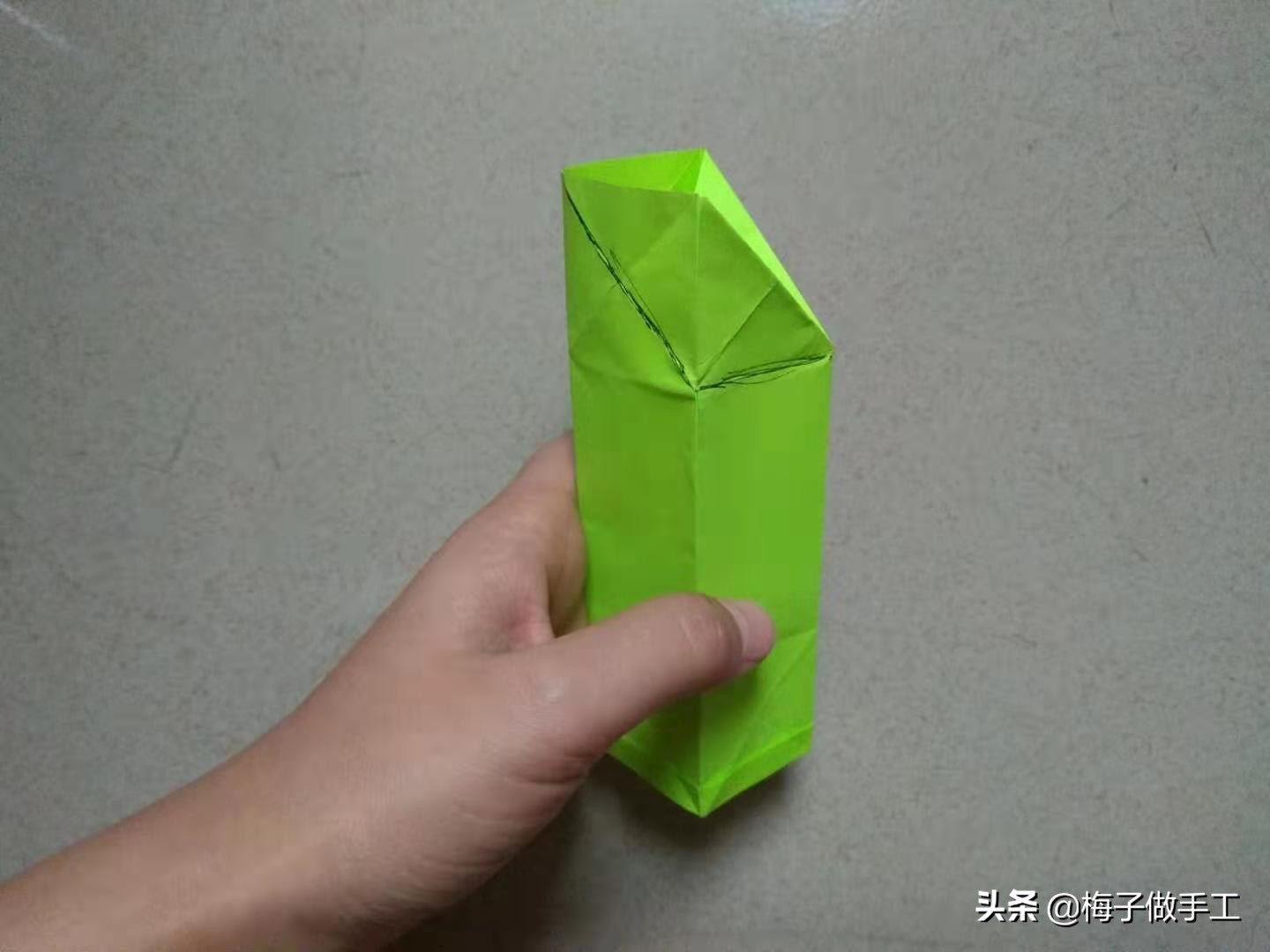 手工折纸牛奶盒很简单步骤,折纸手工牛奶盒简单又好看