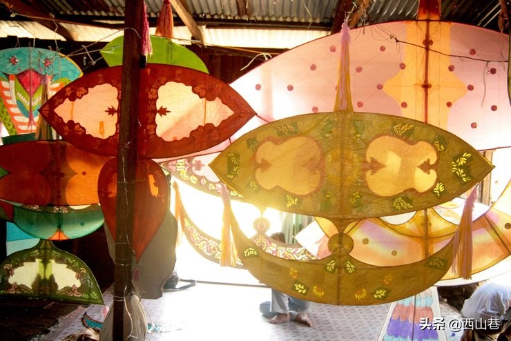 在天上飞的风筝图片,风筝飞在高空的样子