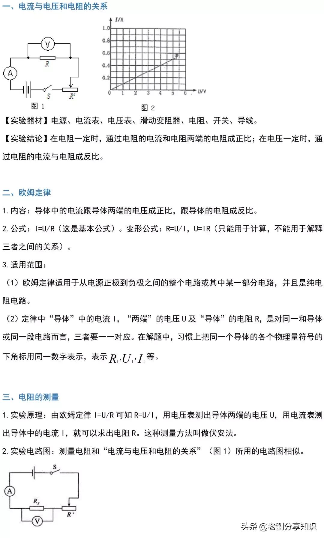 初三物理全一册知识点,初三全册物理必考知识点