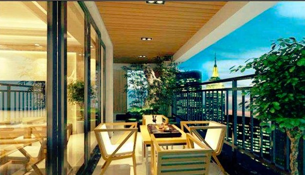 石膏板吊顶品种生态木,吊顶真的过时了这样做省钱又好看