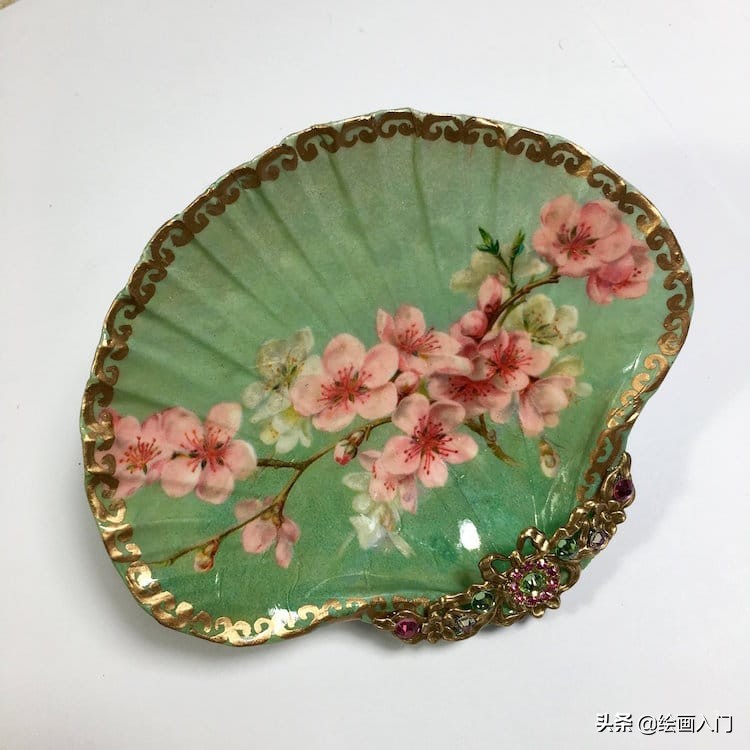 把贝壳做成精美饰品教程,古代贝壳装饰画