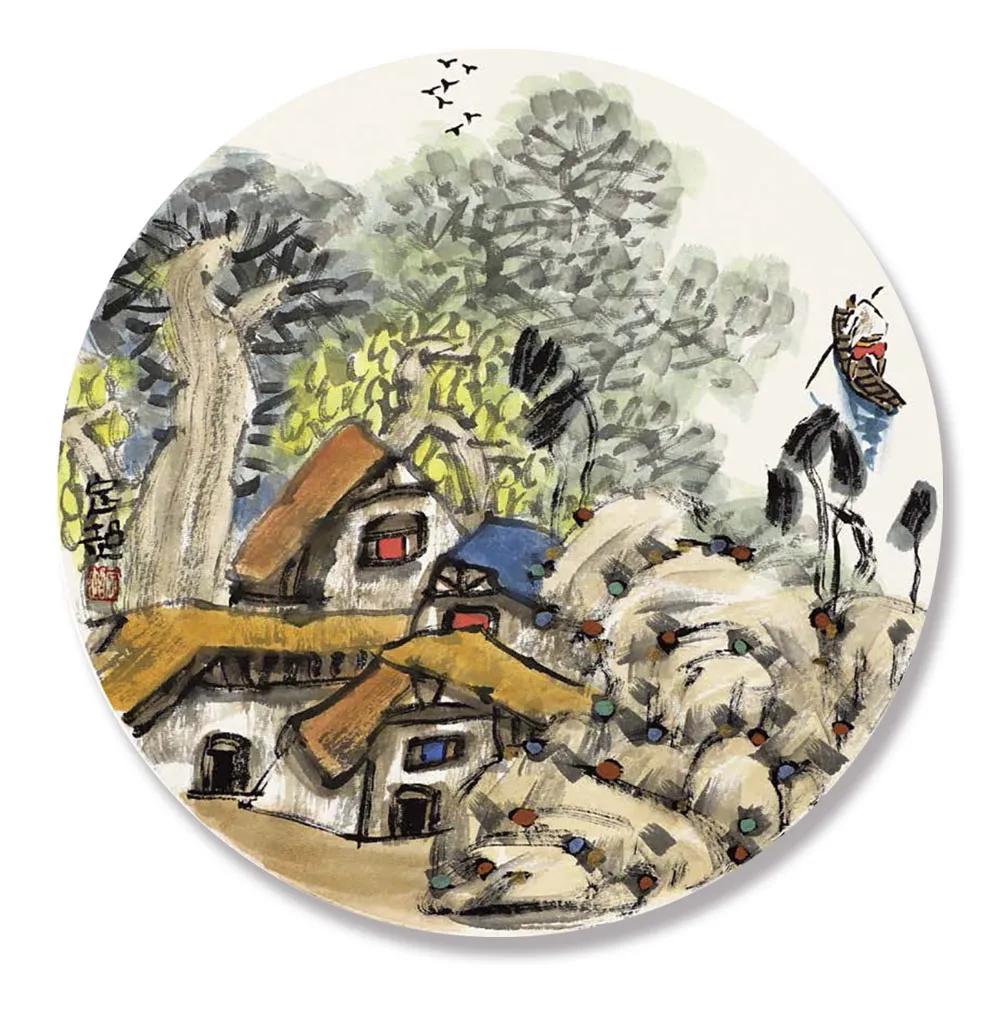 谢定超现代山水画艺术,谢定超山水画欣赏