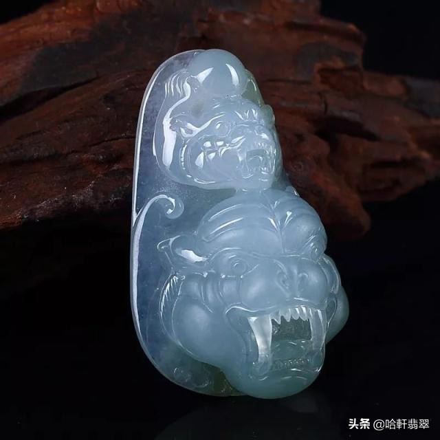 冰糯种与糯化,冰糯种带点紫