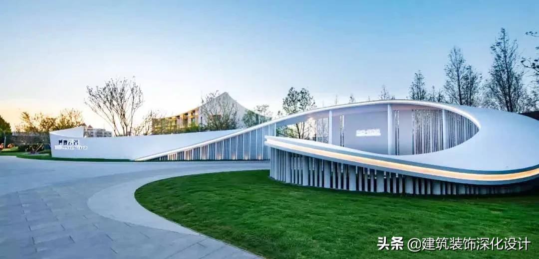 景观设计不建模光出效果图,景观大门不横跨公路效果图