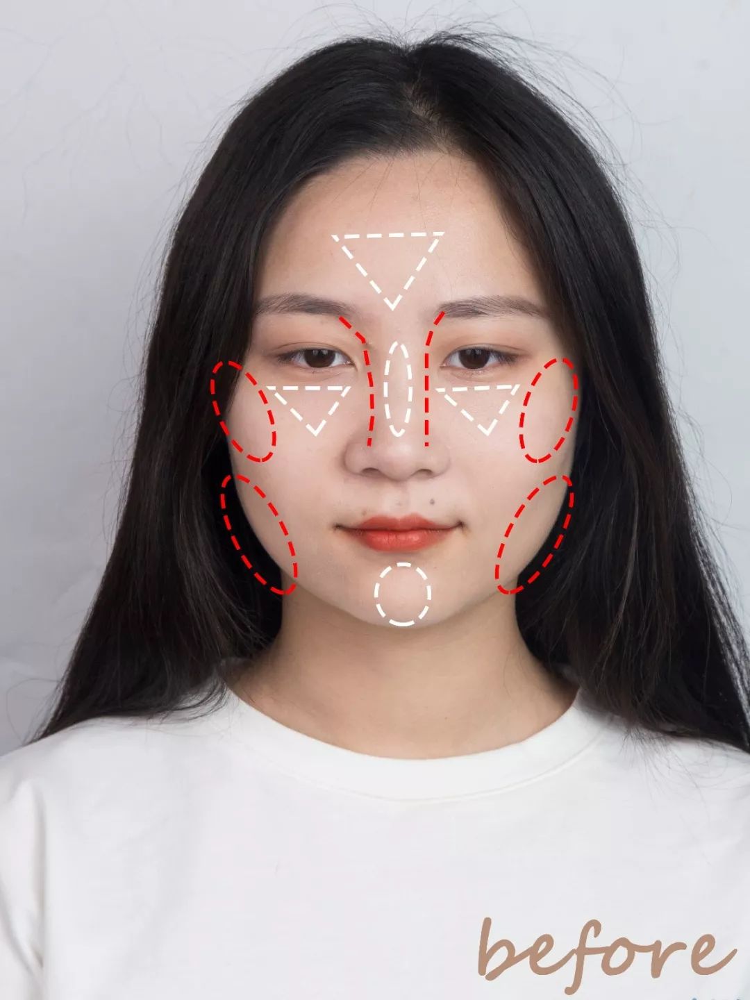 新手修容瘦脸最简单的方法,手把手教你面部修容