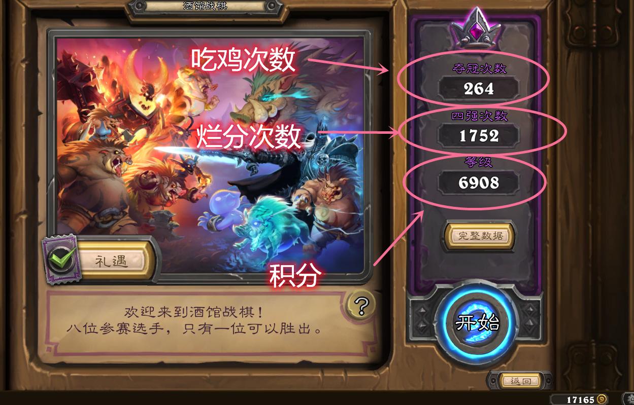 炉石传说酒馆战棋各英雄技能,炉石传说酒馆战棋多少分