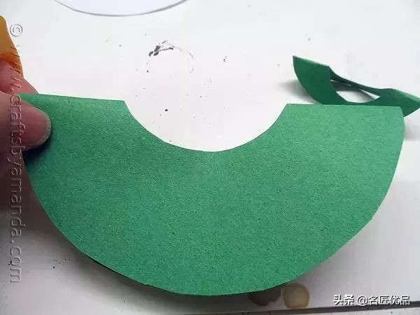 长方形创意纸盘美工作品,纸盘子手工秋天