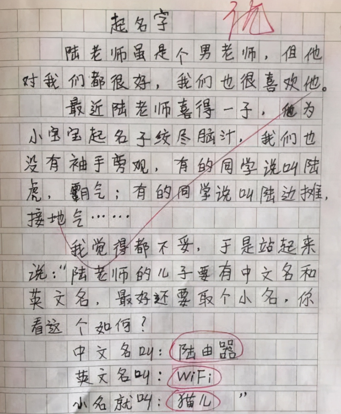 小学生作文《我的小姨》，揭露小姨漂亮的真相，小姨看后追着打