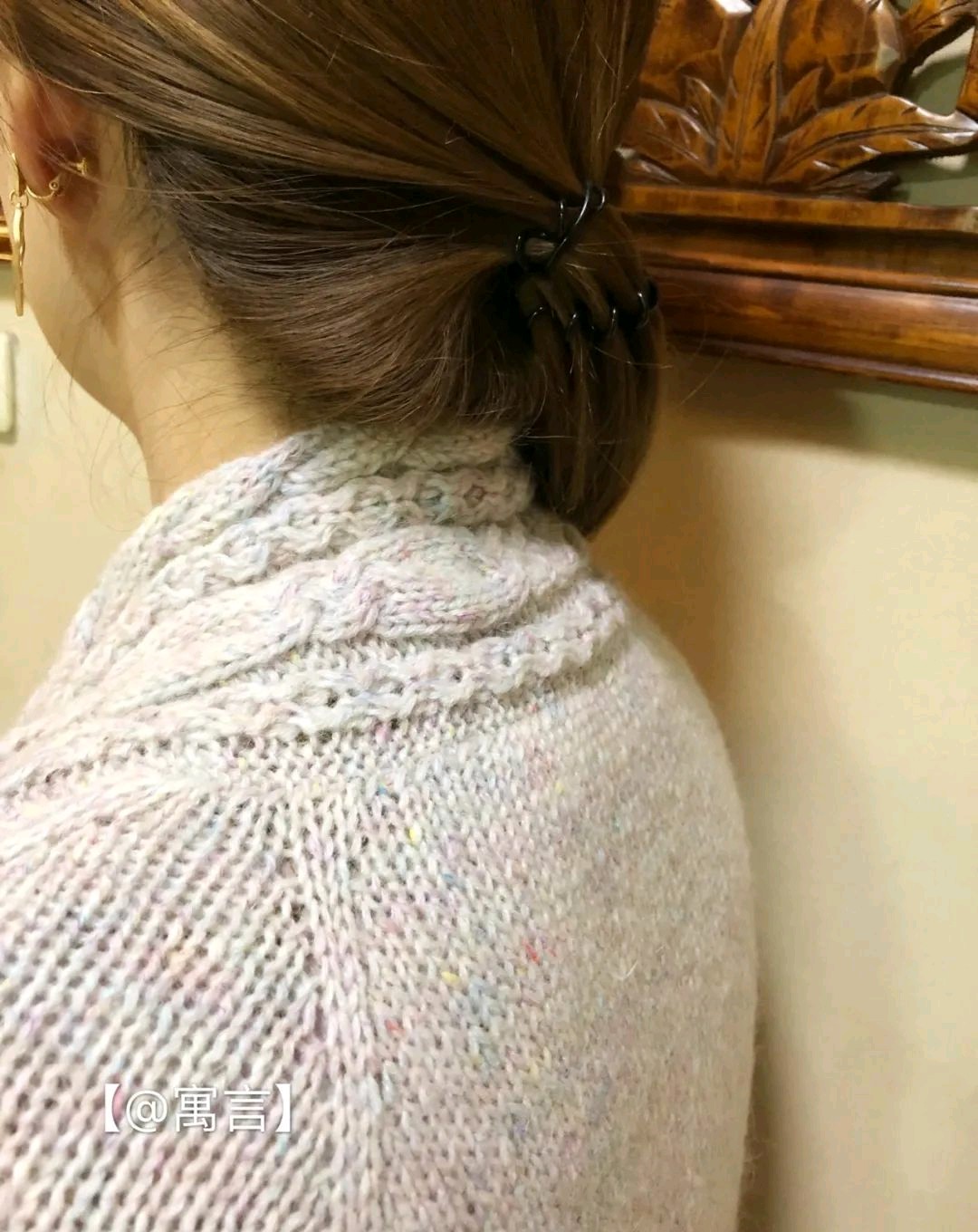 灯笼袖开衫外套编织,宽松灯笼袖外套