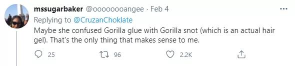 美国女人用强力胶做发胶,美国女子用发胶固定头发结果